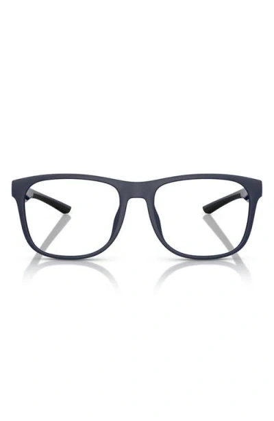 Scuderia Ferrari 54mm Square Optical Glasses In Matte Blue