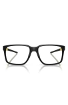 Scuderia Ferrari 54mm Square Optical Glasses In Shiny Black