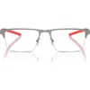 Scuderia Ferrari 55mm Pillow Optical Glasses In Gray