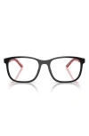 Scuderia Ferrari 55mm Pillow Optical Glasses In Black