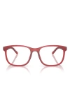 Scuderia Ferrari 55mm Pillow Optical Glasses In Matte Red