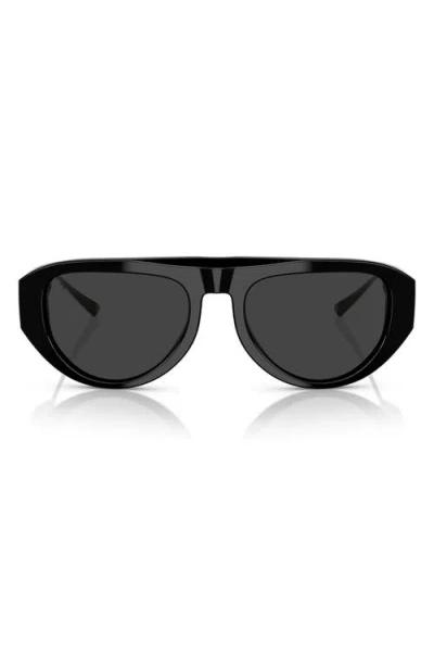 Scuderia Ferrari 55mm Pilot Sunglasses In Black