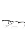 Scuderia Ferrari 55mm Rectangle Optical Glasses In Black