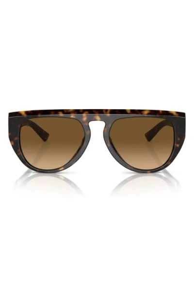 Scuderia Ferrari 56mm Polarized Pilot Sunglasses In Brown