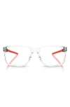Scuderia Ferrari 56mm Square Optical Glasses In Crystal