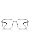 Scuderia Ferrari 56mm Square Optical Glasses In Gunmetal