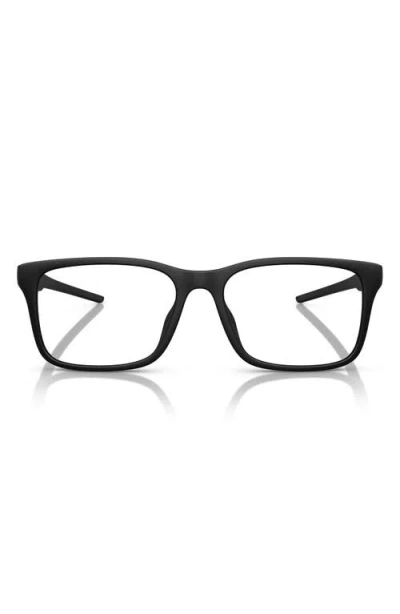 Scuderia Ferrari 56mm Square Optical Glasses In Matte Black