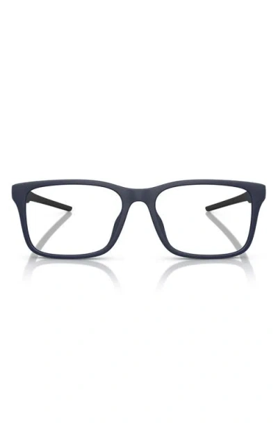 Scuderia Ferrari 56mm Square Optical Glasses In Matte Blue