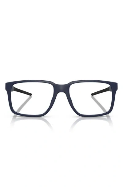 Scuderia Ferrari 56mm Square Optical Glasses In Matte Blue