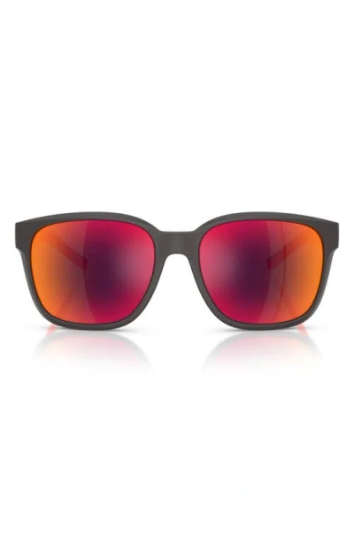 Scuderia Ferrari 56mm Square Sunglasses In Black