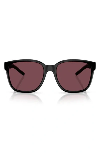 Scuderia Ferrari 56mm Square Sunglasses In Black