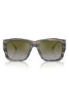 Scuderia Ferrari 56mm Square Sunglasses In Green