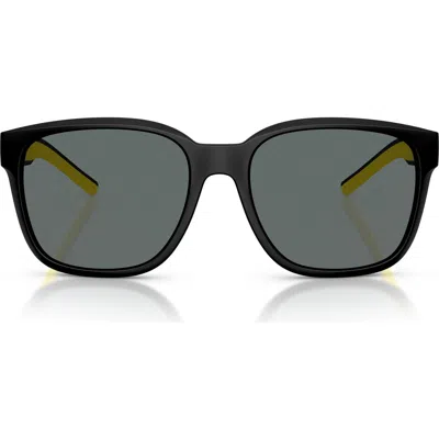 Scuderia Ferrari 56mm Square Sunglasses In Black