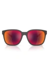Scuderia Ferrari 56mm Square Sunglasses In Black