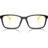 Scuderia Ferrari 57mm Pillow Optical Glasses In Black/yellow