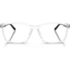 Scuderia Ferrari 57mm Pillow Optical Glasses In Matte Crystal