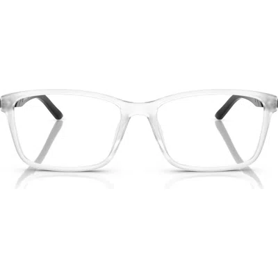 Scuderia Ferrari 57mm Pillow Optical Glasses In Matte Crystal