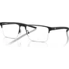 Scuderia Ferrari 57mm Rectangle Optical Glasses In Black