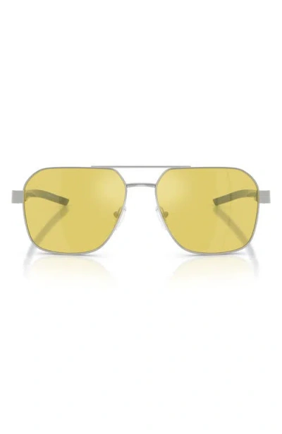 Scuderia Ferrari 57mm Square Sunglasses In Yellow