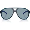 Scuderia Ferrari 58mm Pilot Sunglasses In Blue