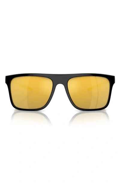 Scuderia Ferrari 58mm Square Sunglasses In Black