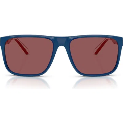 Scuderia Ferrari 59mm Square Sunglasses In Brown