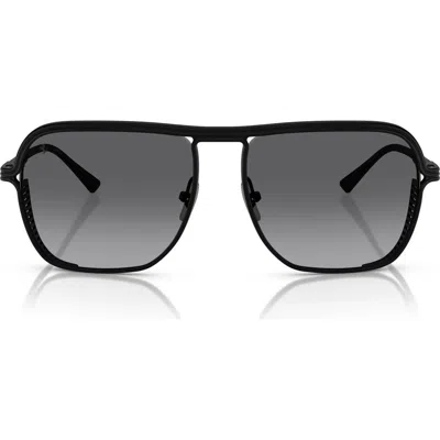 Scuderia Ferrari 59mm Square Sunglasses In Black