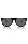 Scuderia Ferrari 59mm Square Sunglasses In Black