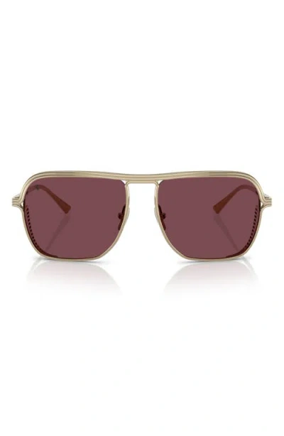 Scuderia Ferrari 59mm Square Sunglasses In Brown
