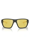 Scuderia Ferrari 61mm Rectangular Sunglasses In Yellow