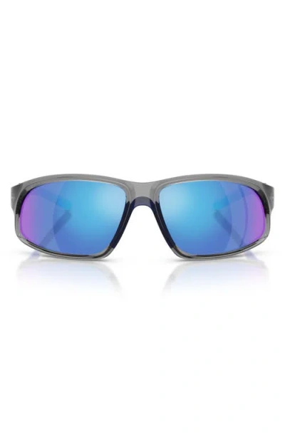 Scuderia Ferrari 64mm Oversize Irregular Sunglasses In Gray