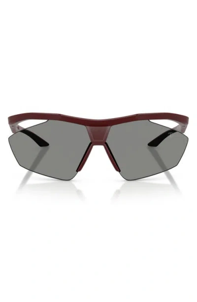 Scuderia Ferrari 81mm Semi Rimless Irregular Sunglasses In Gray