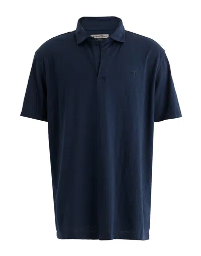 Scuderia Ferrari Polo Shirts In Blue