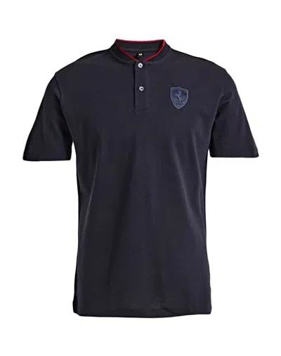 Scuderia Ferrari Man Polo Shirt Midnight Blue Size 3xl Cotton
