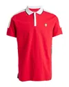 Scuderia Ferrari Polo Shirts In Red