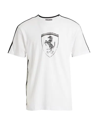 Scuderia Ferrari T-shirts In White