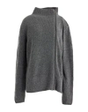Scuderia Ferrari Ferrari Woman Cardigan Grey Size Xl Wool, Viscose, Polyamide, Cashlama In Grey