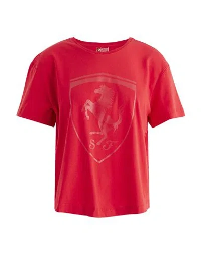 Scuderia Ferrari Woman T-shirt Red Size M Cotton
