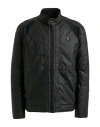 Scuderia Ferrari Man Jacket Black Size Xl Cotton, Polyurethane In Black