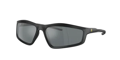 Scuderia Ferrari Man Sunglass Fz6007u In Grey Mirror Black