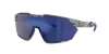 Scuderia Ferrari 41mm Irregular Sunglasses In Blue Mirror