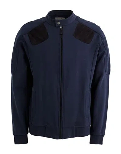 Scuderia Ferrari Man Sweatshirt Midnight Blue Size M Cotton, Polyester
