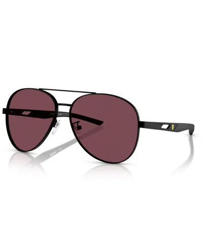 Scuderia Ferrari Unisex Sunglasses Fz5002d In Matte Black