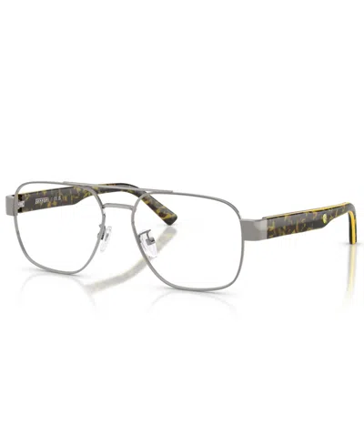 Scuderia Ferrari Men's Eyeglasses, Fz7014d In Shiny Gunmetal