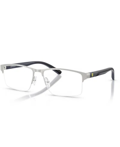 Scuderia Ferrari Men's Eyeglasses, Fz7015 In Gray Matte
