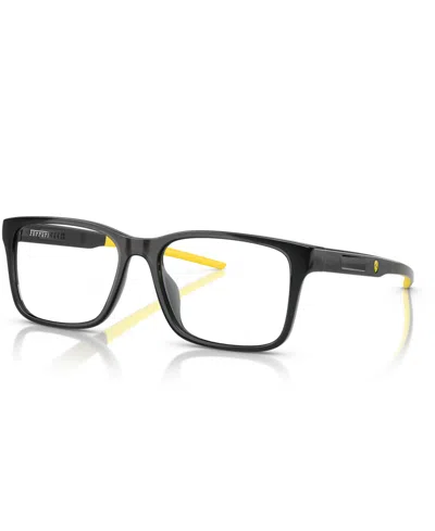 Scuderia Ferrari Men's Eyeglasses, Fz8010u In Black