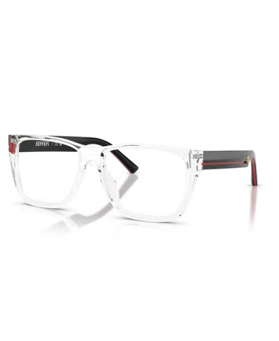 Scuderia Ferrari Men's Eyeglasses, Fz8033u In Transparent