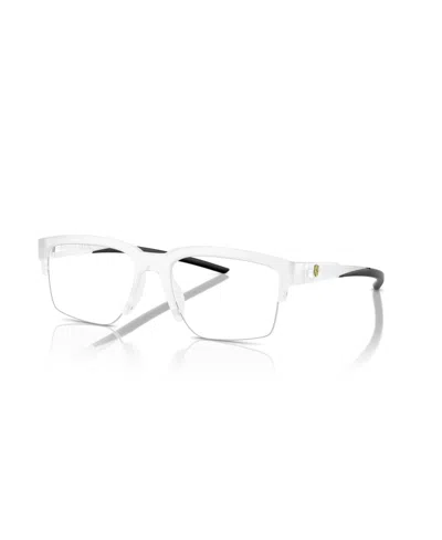 Scuderia Ferrari 54mm Irregular Optical Glasses In Neutral