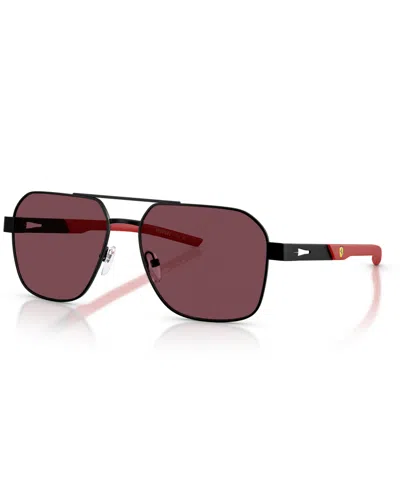 Scuderia Ferrari Men's Large Sunglasses, Fz5003 In Black