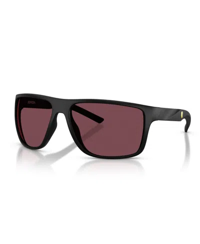 Scuderia Ferrari Men's Large Sunglasses, Fz6015u In Burgundy